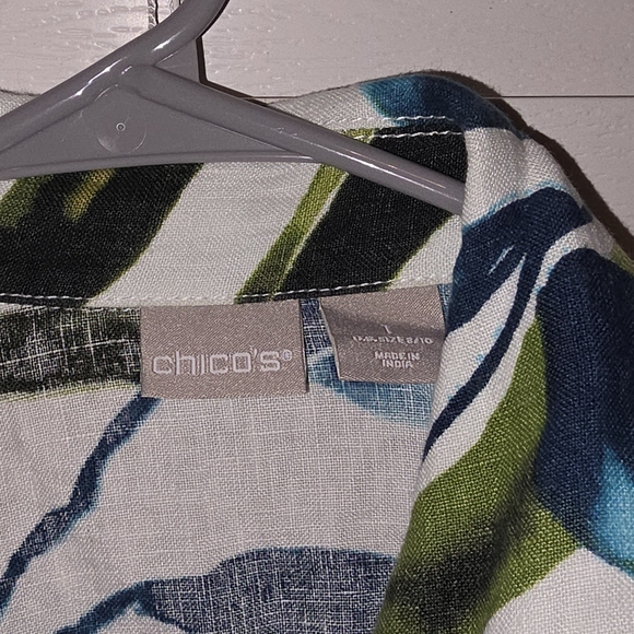 Chico's Multicolor Floral Jacket - Picture 3 of 4